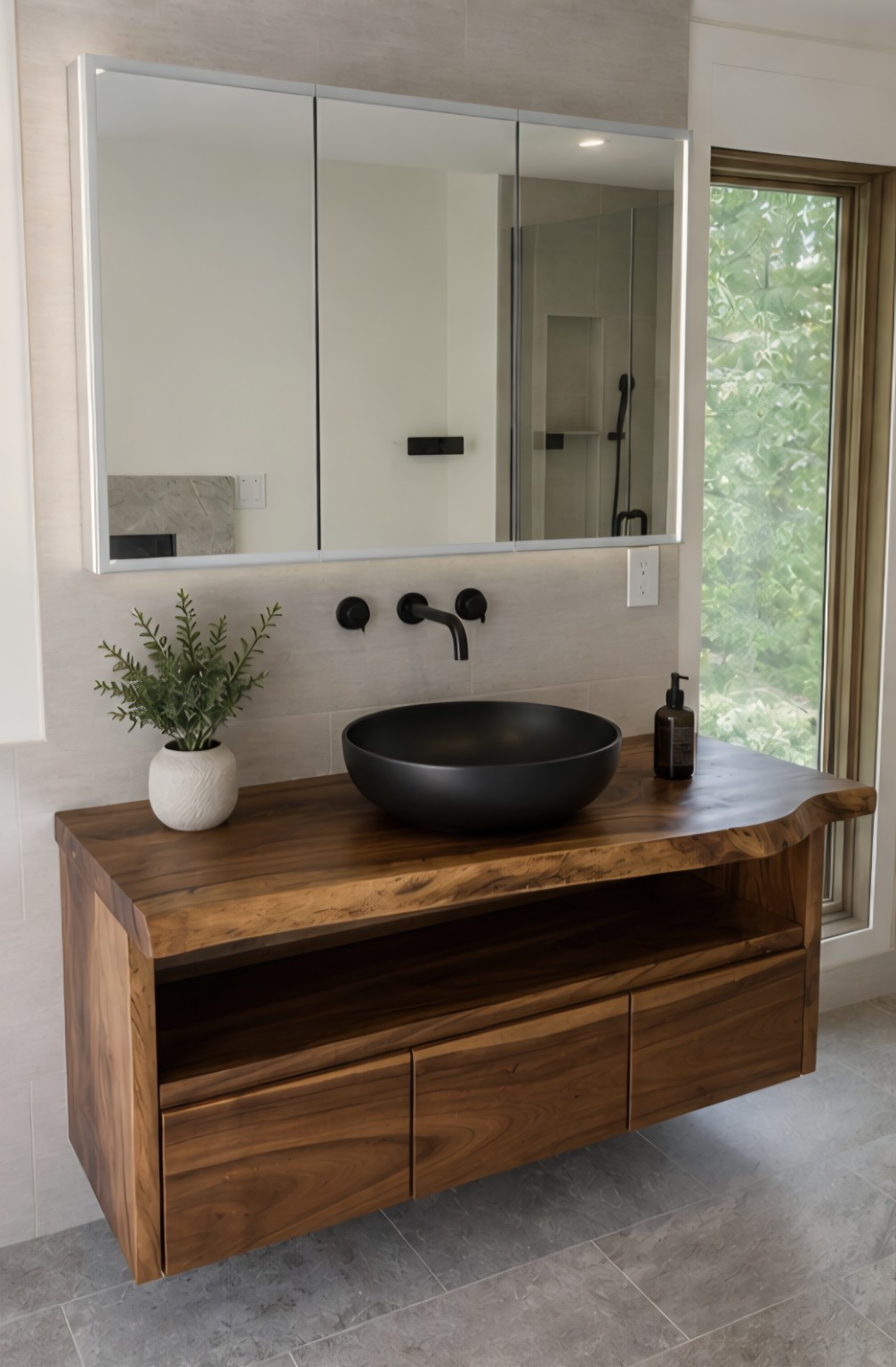 Luxury bathroom remodel with frameless shower, tub and custom tile